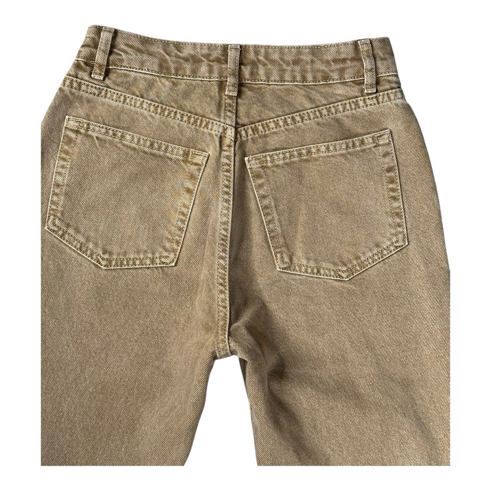 Reformation Jeans Cynthia High Rise Long Denim Almond Beige 24" x 28" inseam‎ - Picture 5 of 14
